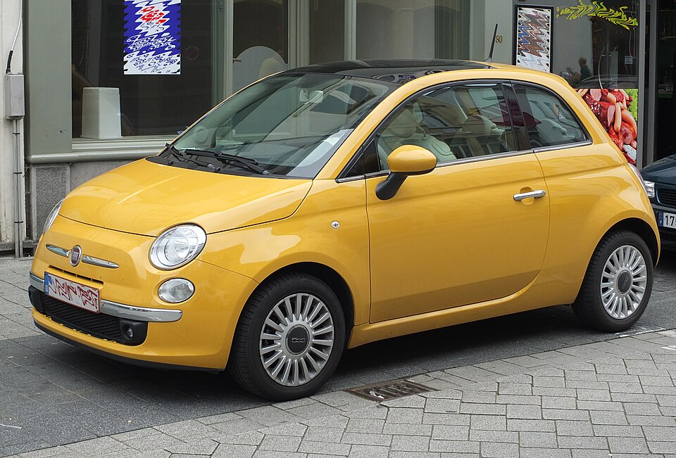 Foto de referencia de un Fiat 500