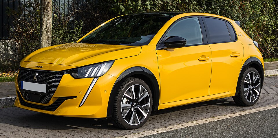 Foto de referencia de un Peugeot 208