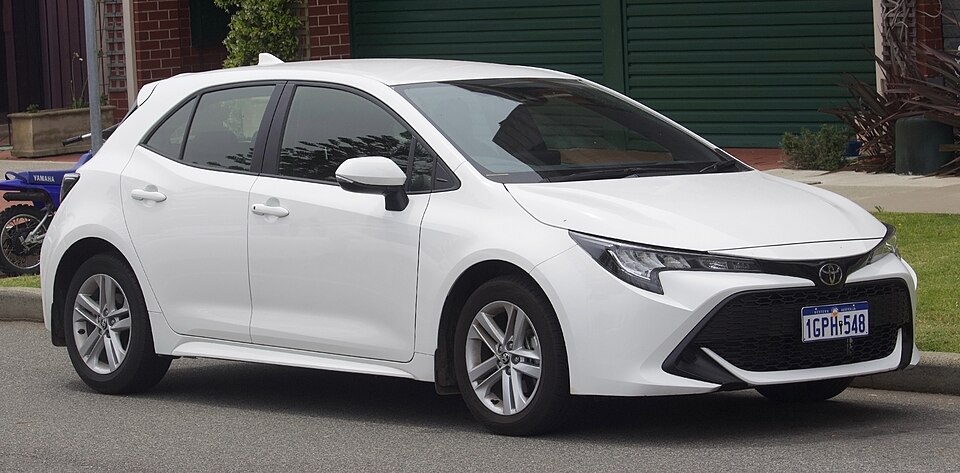 Foto de referencia de un Toyota Corolla