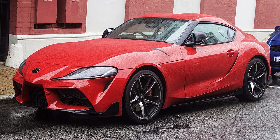 Foto de referencia de un Toyota Supra